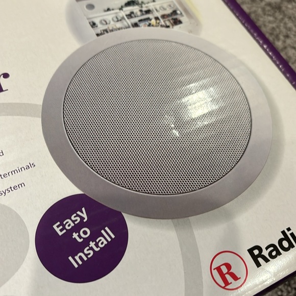 Radio Shack 2-Way Ceiling Speaker 5"1/4 Woofer, 40 Watts - Part 40-4091 - Picture 4 of 8